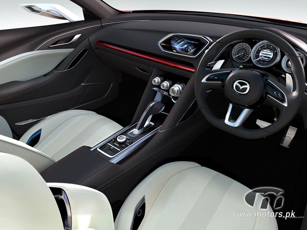 interior view of Mazda Takeri Concept